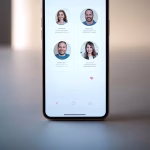 Best sugar daddy apps for beginners: tested platforms that simplify your first steps in 2026 Modern smartphone displaying a clean dating app interface with profile cards and matching features,