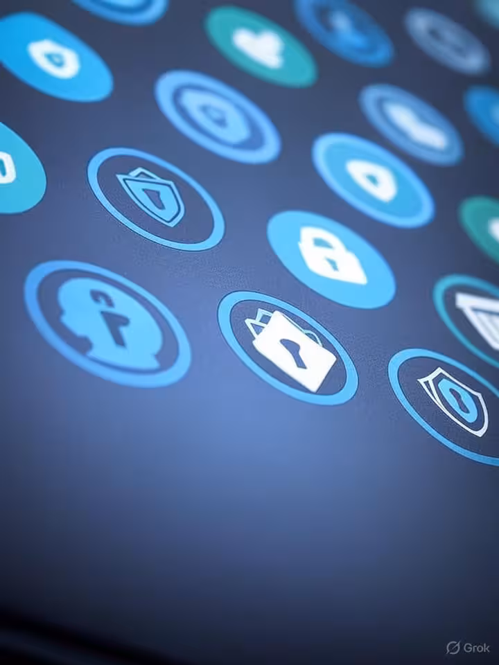 Digital security and verification concept illustration, identity confirmation process visualization,